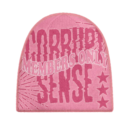 " MEMBERS ONLY" BEANIE (PINK)
