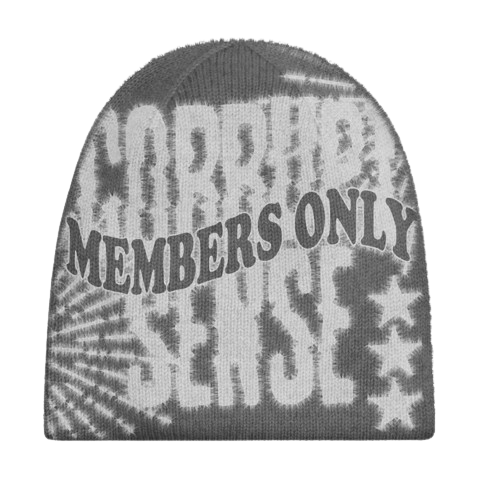 "MEMBERS ONLY" BEANIE (GREY)