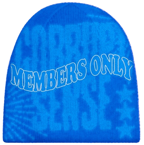 "MEMBERS ONLY" BEANIE (BLUE)