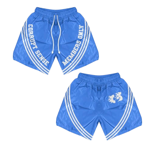 "OFF THE PLAYGROUND" SHORTS (BLUE)