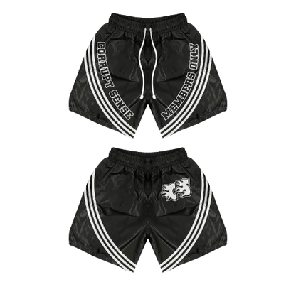 "OFF THE PLAYGROUND" SHORTS (BLACK)