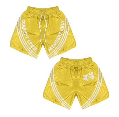 "OFF THE PLAYGROUND" SHORTS (YELLOW)