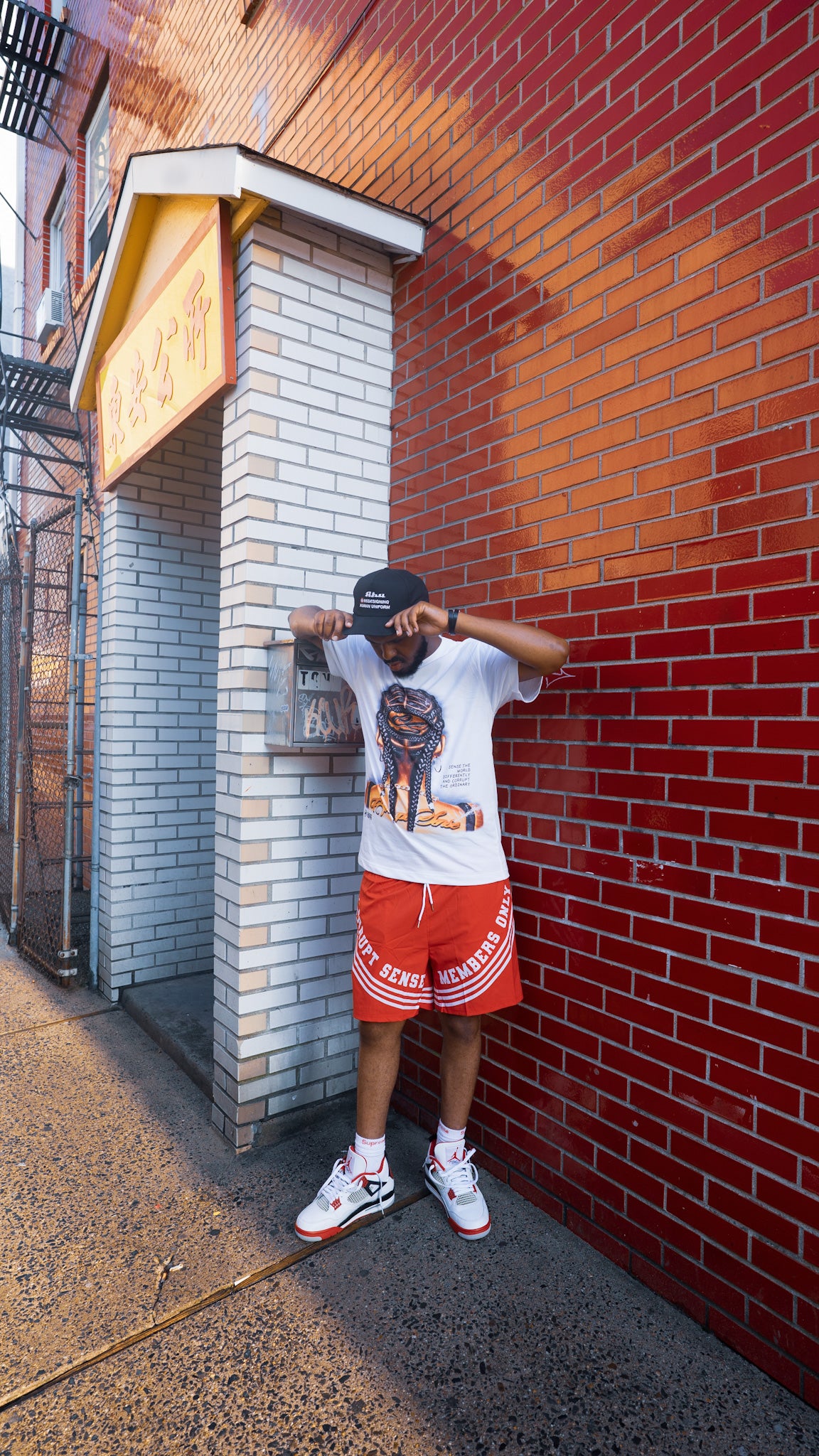 "OFF THE PLAYGROUND" SHORTS (RED)