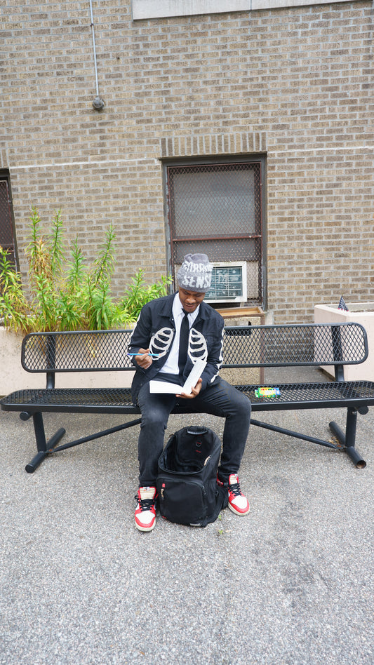 "MEMBERS ONLY" BEANIE (GREY)